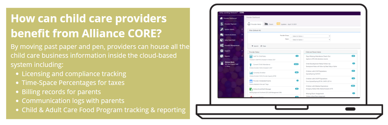 screenshot of Alliance CORE